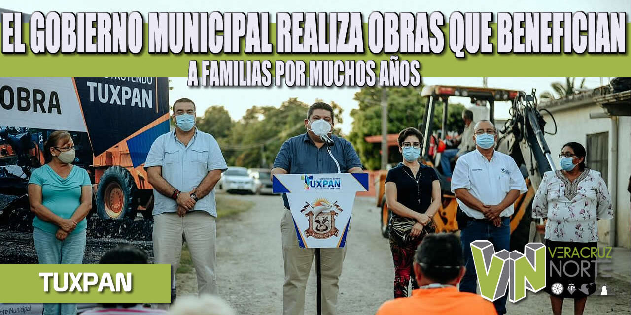 EL GOBIERNO MUNICIPAL REALIZA OBRAS QUE BENEFICIAN A FAMILIAS POR MUCHOS AÑOS