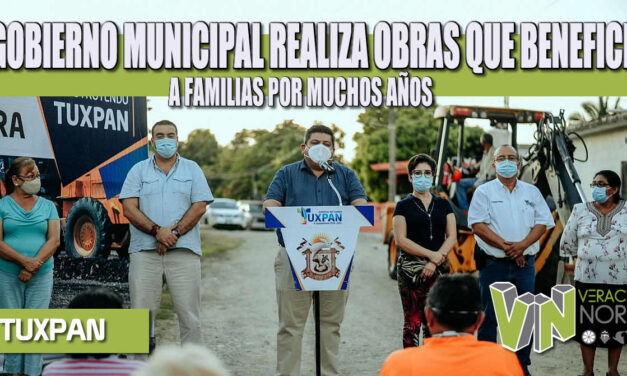EL GOBIERNO MUNICIPAL REALIZA OBRAS QUE BENEFICIAN A FAMILIAS POR MUCHOS AÑOS