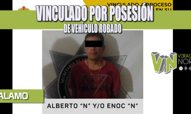 VINCULADO POR POSESIÓN DE VEHÍCULO ROBADO
