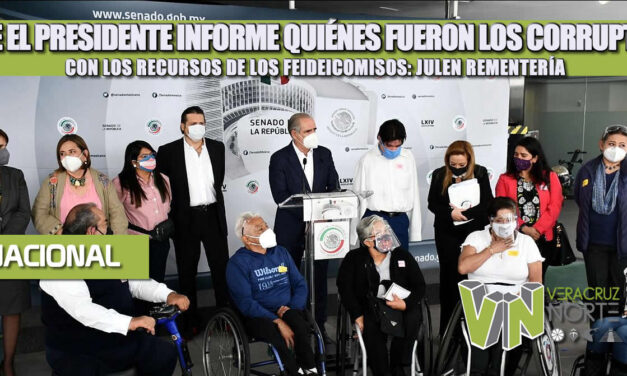 QUE EL PRESIDENTE INFORME QUIÉNES FUERON LOS CORRUPTOS CON LOS RECURSOS DE LOS FEIDEICOMISOS: JULEN REMENTERÍA