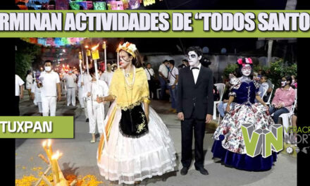 CIERRA DE MANERA EXITOSA LAS ACTIVIDADES DE “TODOS SANTOS” ORGANIZADA POR EL GOBIERNO DE TUXPAN