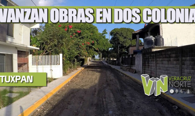 AVANZAN OBRAS EN DOS COLONIAS
