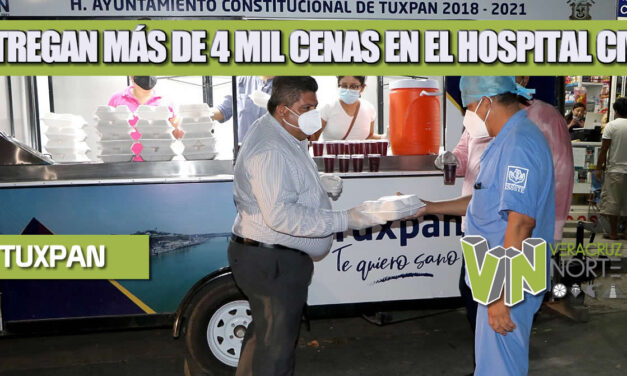 ENTREGAN MÁS DE 4 MIL CENAS EN EL HOSPITAL CIVIL
