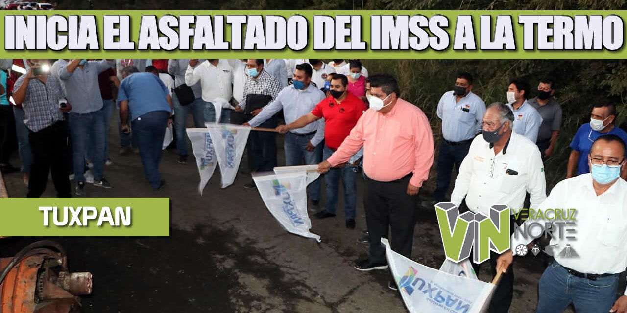 INICIA EL ASFALTADO DEL IMSS A LA TERMO