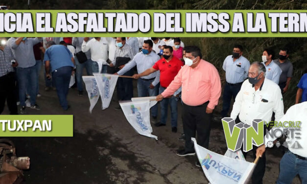 INICIA EL ASFALTADO DEL IMSS A LA TERMO