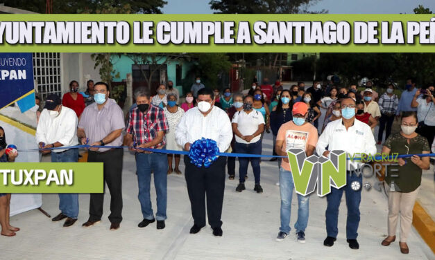 AYUNTAMIENTO LE CUMPLE A SANTIAGO DE LA PEÑA