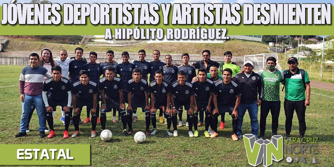 JÓVENES DEPORTISTAS Y ARTISTAS DESMIENTEN A HIPÓLITO RODRÍGUEZ