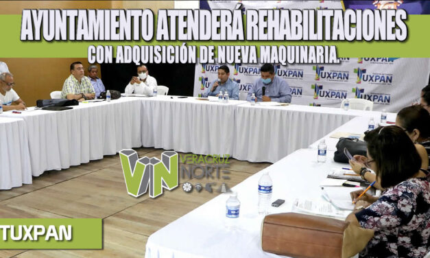 AYUNTAMIENTO ATENDERÁ REHABILITACIONES CON ADQUISICIÓN DE NUEVA MAQUINARIA.