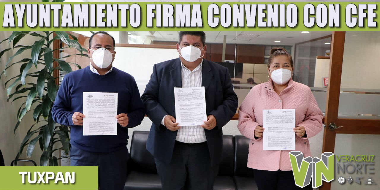 AYUNTAMIENTO FIRMA CONVENIO CON CFE