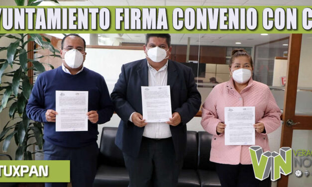 AYUNTAMIENTO FIRMA CONVENIO CON CFE
