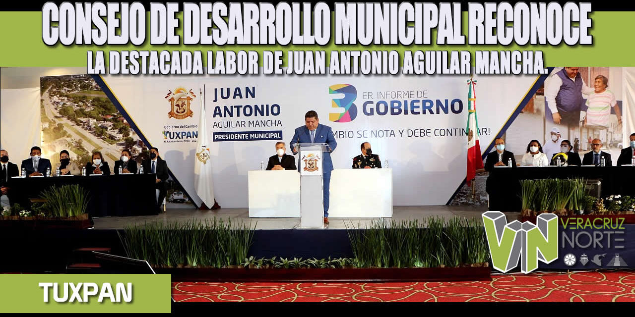 CONSEJO DE DESARROLLO MUNICIPAL RECONOCE LA DESTACADA LABOR DE JUAN ANTONIO AGUILAR MANCHA