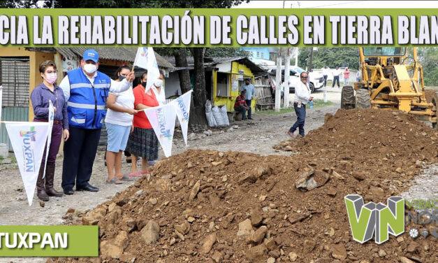 AYUNTAMIENTO INICIA LA REHABILITACIÓN DE CALLES EN TIERRA BLANCA.