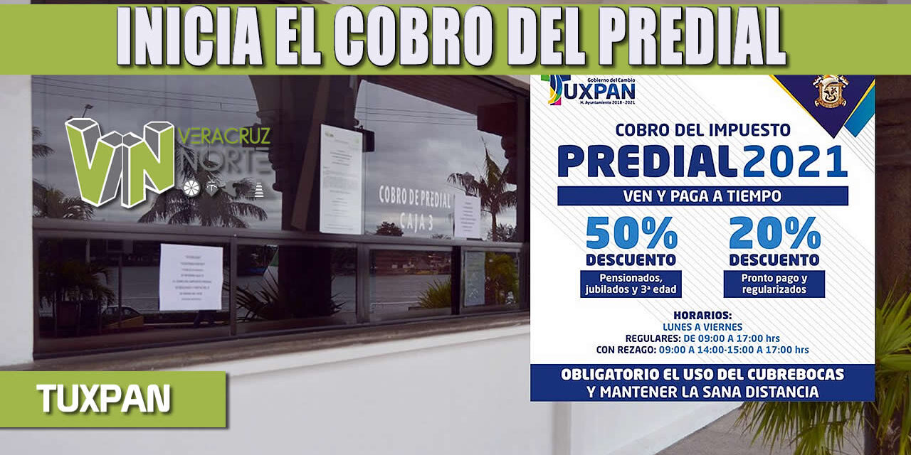 INICIA EL COBRO DEL PREDIAL
