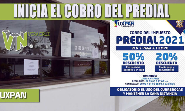INICIA EL COBRO DEL PREDIAL