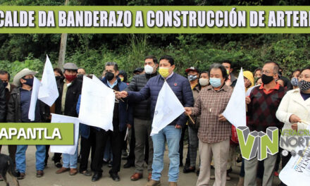 ALCALDE DA BANDERAZO A CONSTRUCCIÓN DE ARTERIAS