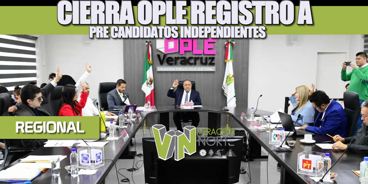 Cierra OPLE registros a pre-candidatos independientes