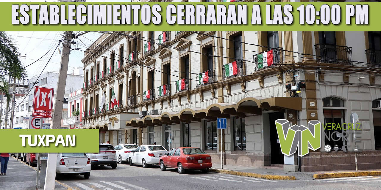 ESTABLECIMIENTOS CERRARAN A LAS 10:00 PM