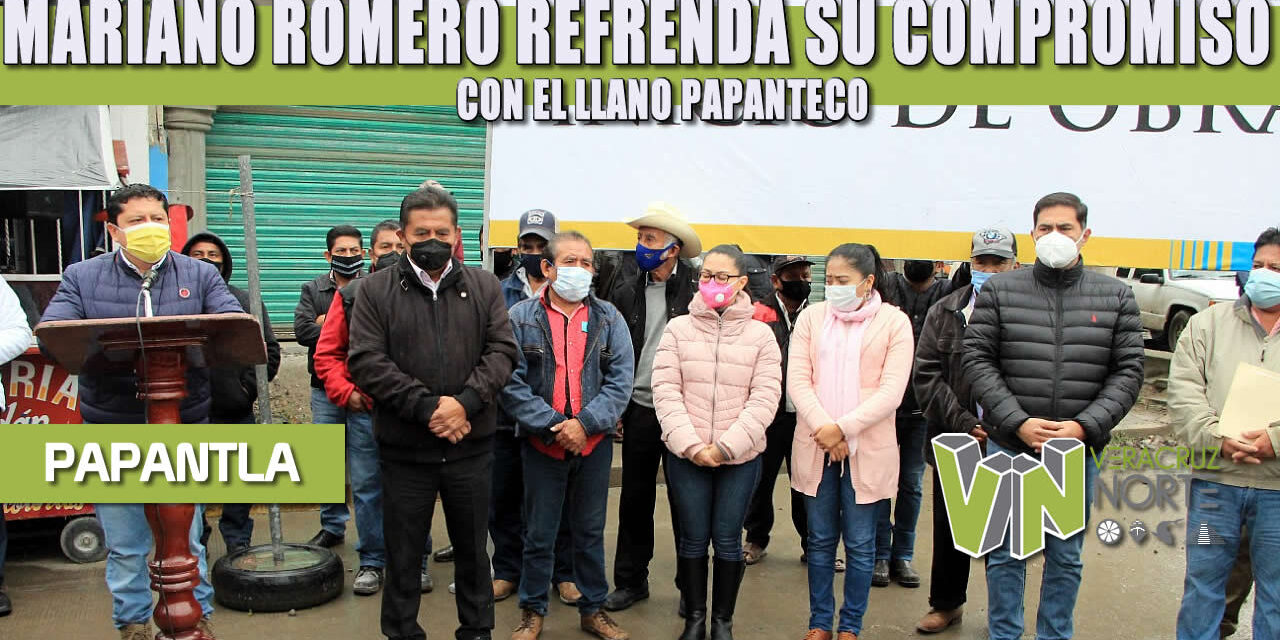 MARIANO ROMERO REFRENDA SU COMPROMISO CON EL LLANO PAPANTECO