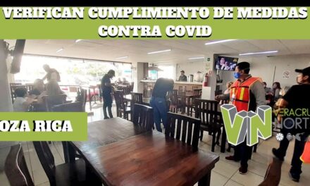 VERIFICAN CUMPLIMIENTO DE MEDIDAS DE PREVENCIÓN CONTRA COVID, EN NEGOCIOS