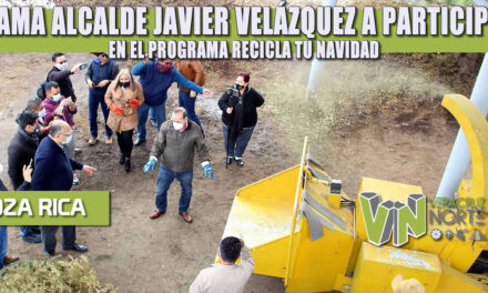LLAMA ALCALDE JAVIER VELÁZQUEZ A PARTICIPAR EN EL PROGRAMA RECICLA TU NAVIDAD