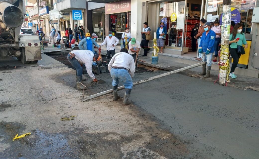 AYUNTAMIENTO CONCLUYE REPARACIÓN DE LA CALLE GENARO RODRÍGUEZ