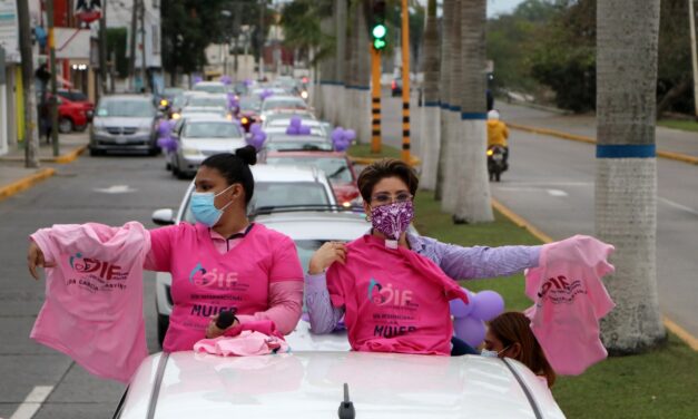 DIF E IMMTUX REALIZAN EXITOSA CARAVANA POR LA MUJER