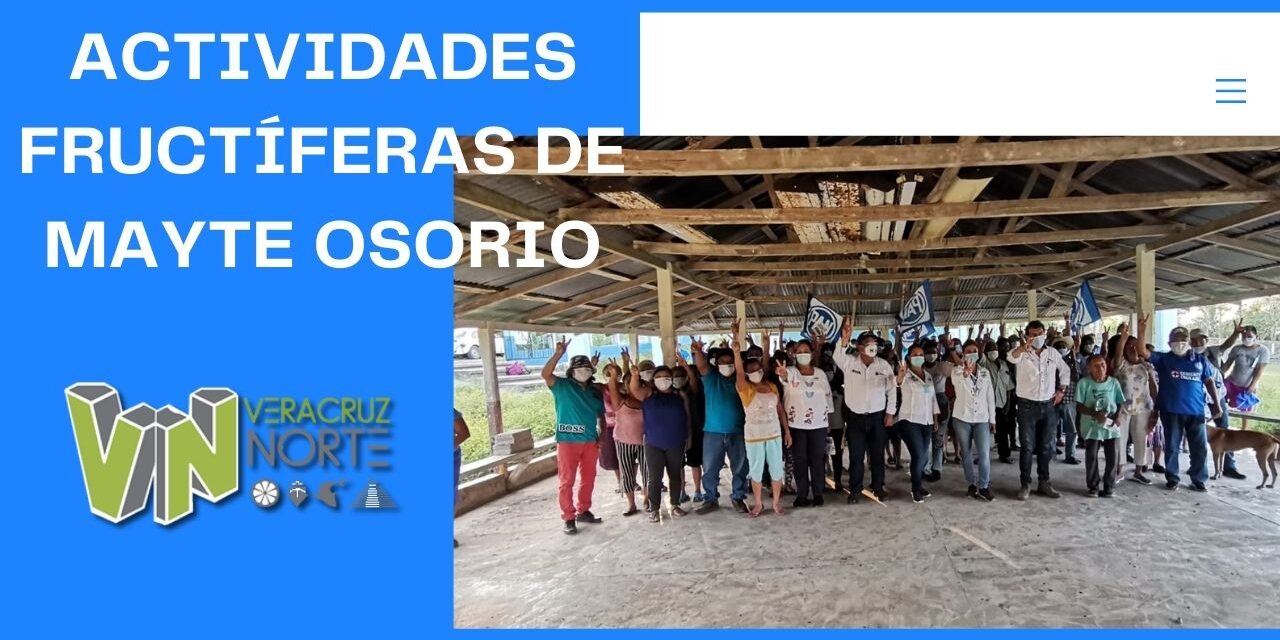 ACTIVIDADES FRUCTÍFERAS DE MAYTE OSORIO