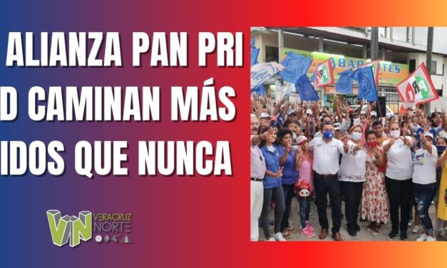 LA ALIANZA PAN PRI PRD CAMINAN MÁS UNIDOS QUE NUNCA