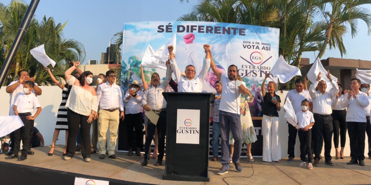 ARRANCA EXITOSAMENTE CAMPAÑA DE EVERARDO GUSTIN ENCAMINADO AL 6 DE JUNIO