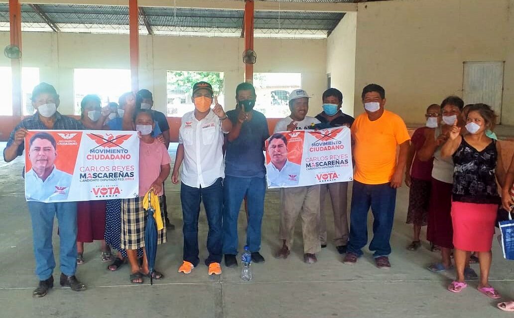 CARLOS REYES “MASCAREÑAS” SE GANA LA CONFIANZA DE LA GENTE DEL CAMPO