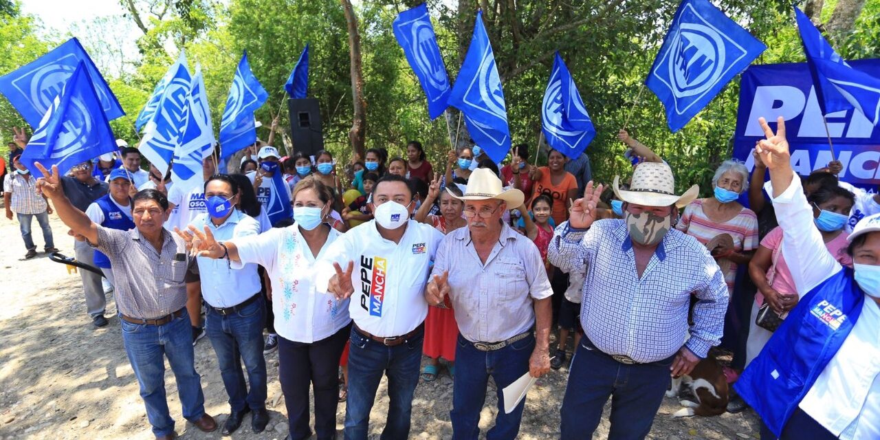 Pepe Mancha redoblará esfuerzos para atender el problema del agua en Tuxpan