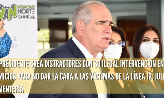 EL PRESIDENTE CREA DISTRACTORES CON SU ILEGAL INTERVENCIÓN EN LOS COMICIOS PARA NO DAR LA CARA A LAS VÍCTIMAS DE LA LÍNEA 12: JULEN REMENTERÍA