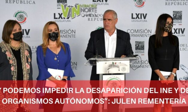 ”HOY PODEMOS IMPEDIR LA DESAPARICIÓN DEL INE Y DE LOS ORGANISMOS AUTÓNOMOS”: JULEN REMENTERÍA