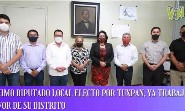 PRÓXIMO DIPUTADO LOCAL ELECTO POR TUXPAN, YA TRABAJANDO A FAVOR DE SU DISTRITO