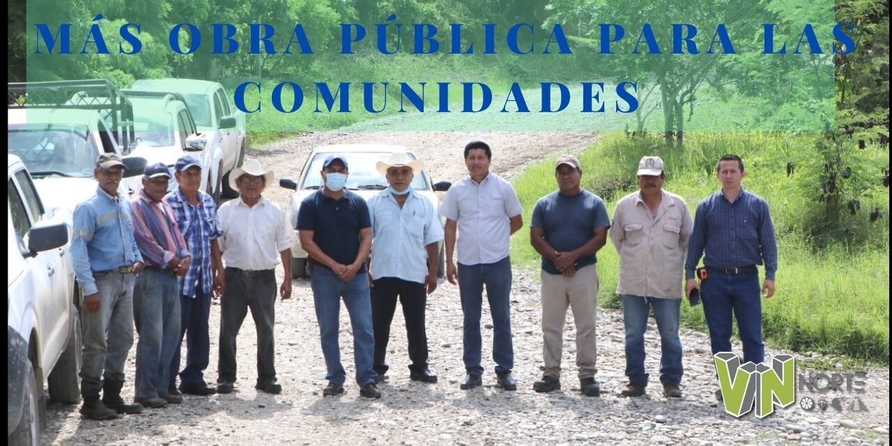 MÁS OBRA PÚBLICA PARA LAS COMUNIDADES