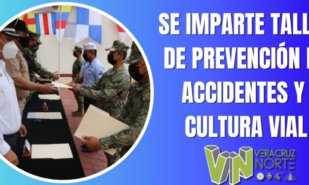 SE IMPARTE TALLER DE PREVENCIÓN DE ACCIDENTES Y CULTURA VIAL