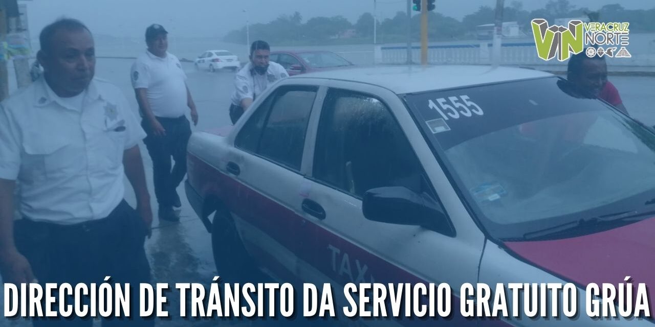 DIRECCIÓN DE TRÁNSITO DA SERVICIO GRATUITO GRÚA