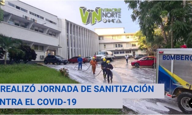 SE REALIZÓ JORNADA DE SANITIZACIÓN CONTRA EL COVID-19