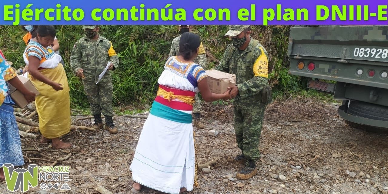 Ejército continúa con el plan DNIII-E