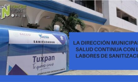 LA DIRECCIÓN MUNICIPAL DE SALUD CONTINUA CON LAS LABORES DE SANITIZACIÓN