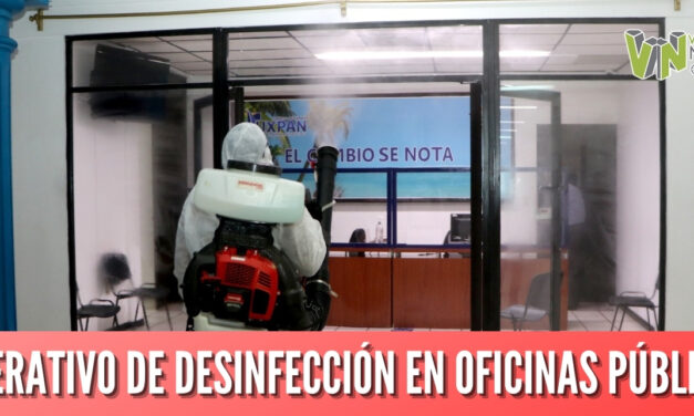 OPERATIVO DE DESINFECCIÓN EN OFICINAS PÚBLICAS