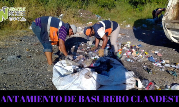 LEVANTAMIENTO DE BASURERO CLANDESTINO