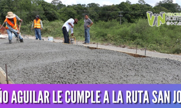TOÑO AGUILAR LE CUMPLE A LA RUTA SAN JOSÉ