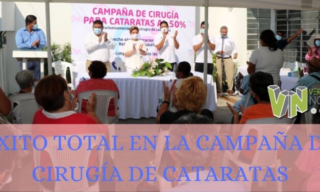 ÉXITO TOTAL EN LA CAMPAÑA DE CIRUGÍA DE CATARATAS