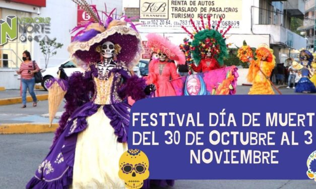 FESTIVAL DÍA DE MUERTOS DEL 30 DE OCTUBRE AL 3 DE NOVIEMBRE