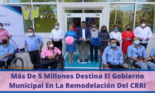 Más De 5 Millones Destina El Gobierno Municipal En La Remodelación Del CRRI