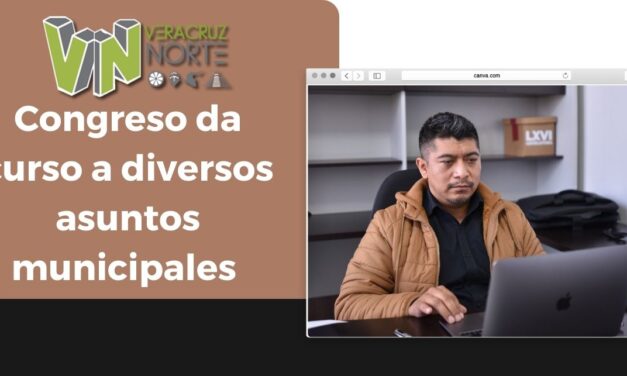 Congreso da curso a diversos asuntos municipales