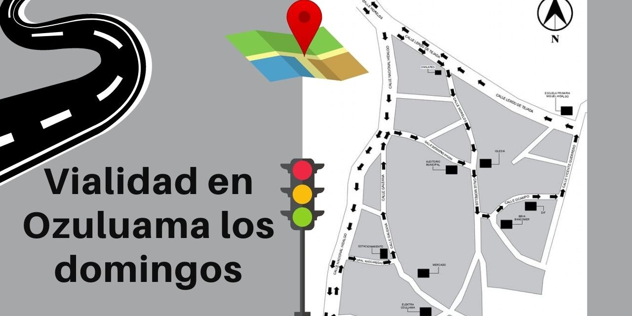 Vialidad en Ozuluama los domingos