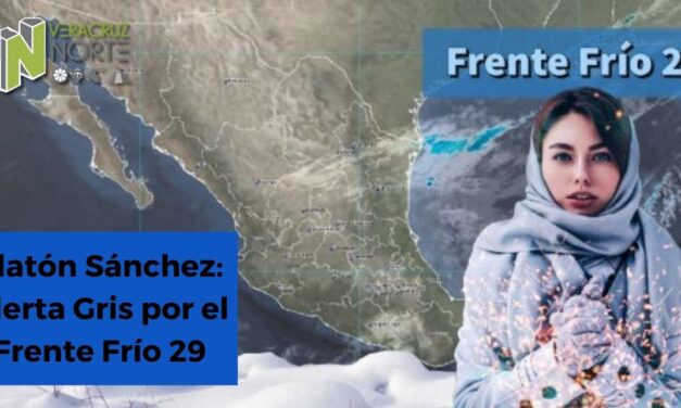 Platón Sánchez: Alerta Gris por el Frente Frío 29