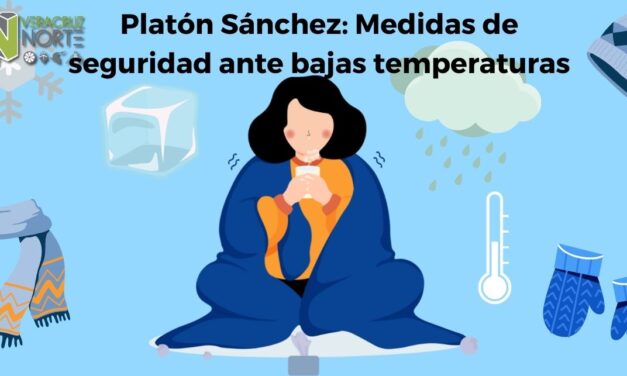 Platón Sánchez: Medidas de seguridad ante bajas temperaturas